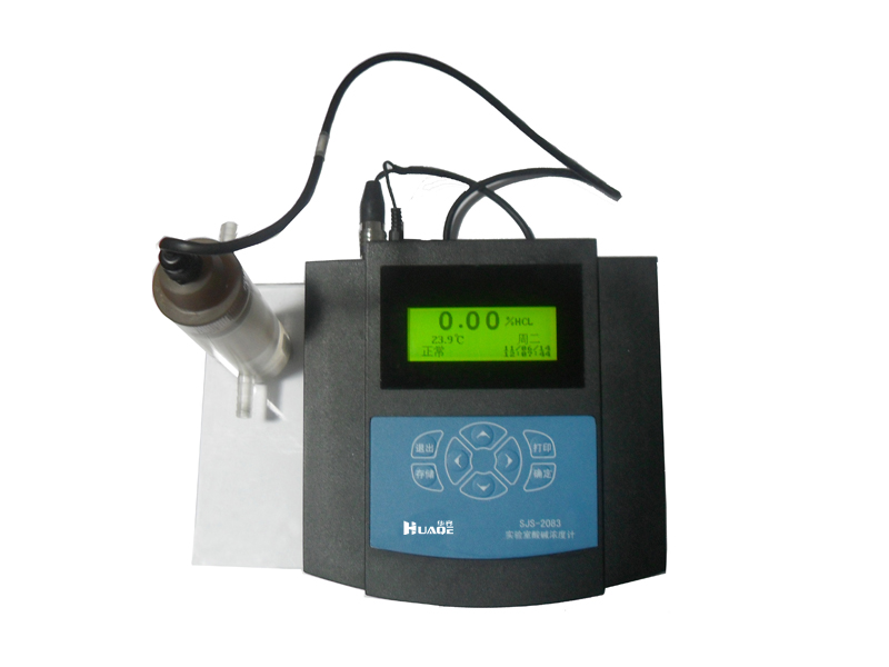 广安SJS-2083 portable desktop Chinese acid-base concentration meter